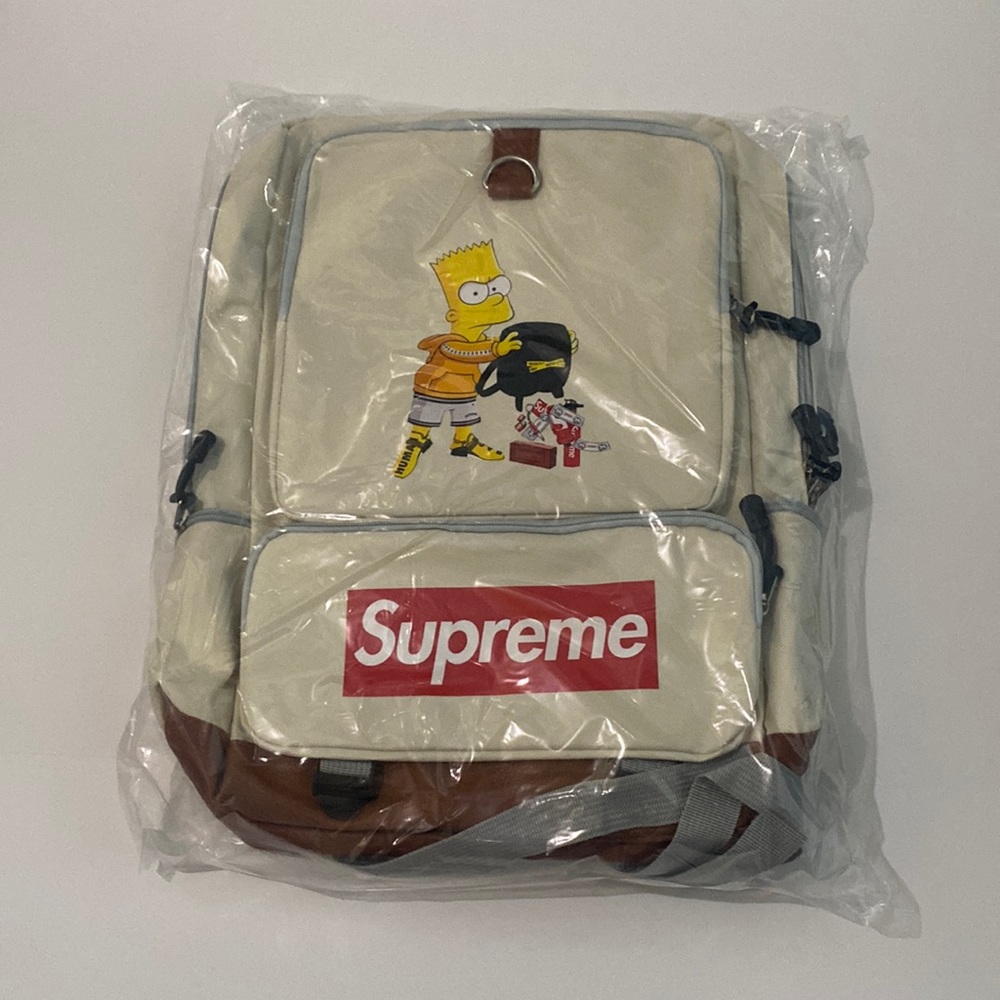Supreme Bart Simpson Travel Backpack - Picture 3 of 5
